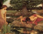 约翰 威廉姆 沃特豪斯 : Echo and Narcissus